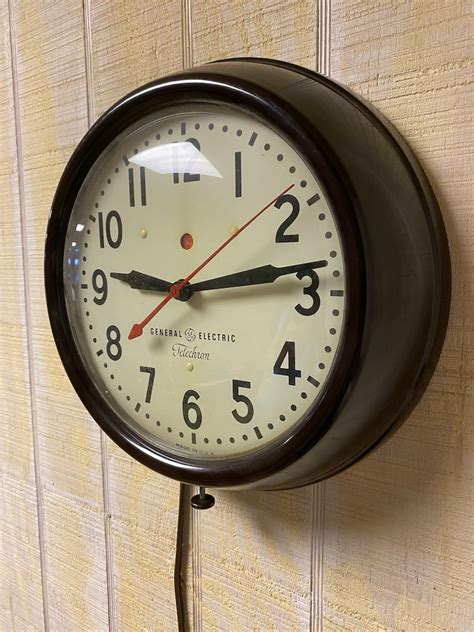 vintage General Electric wall clock